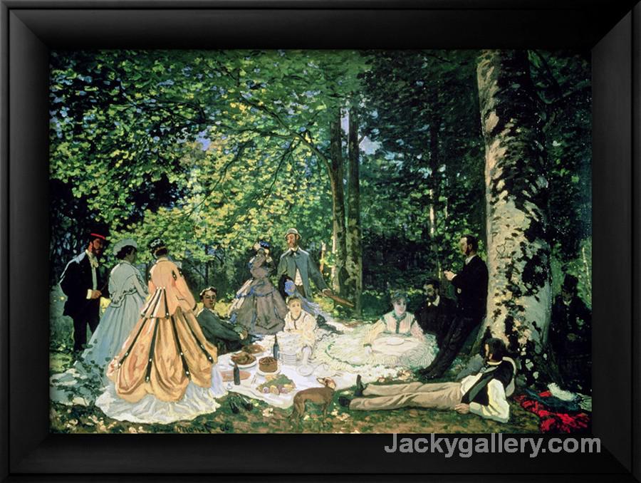 Le Dejeuner Sur L Herbe by Claude Monet paintings reproduction